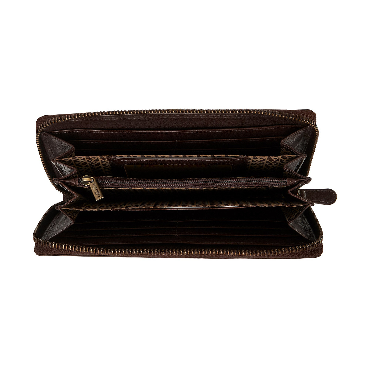 Портмоне Dr.Koffer из натуральной кожи коричневое