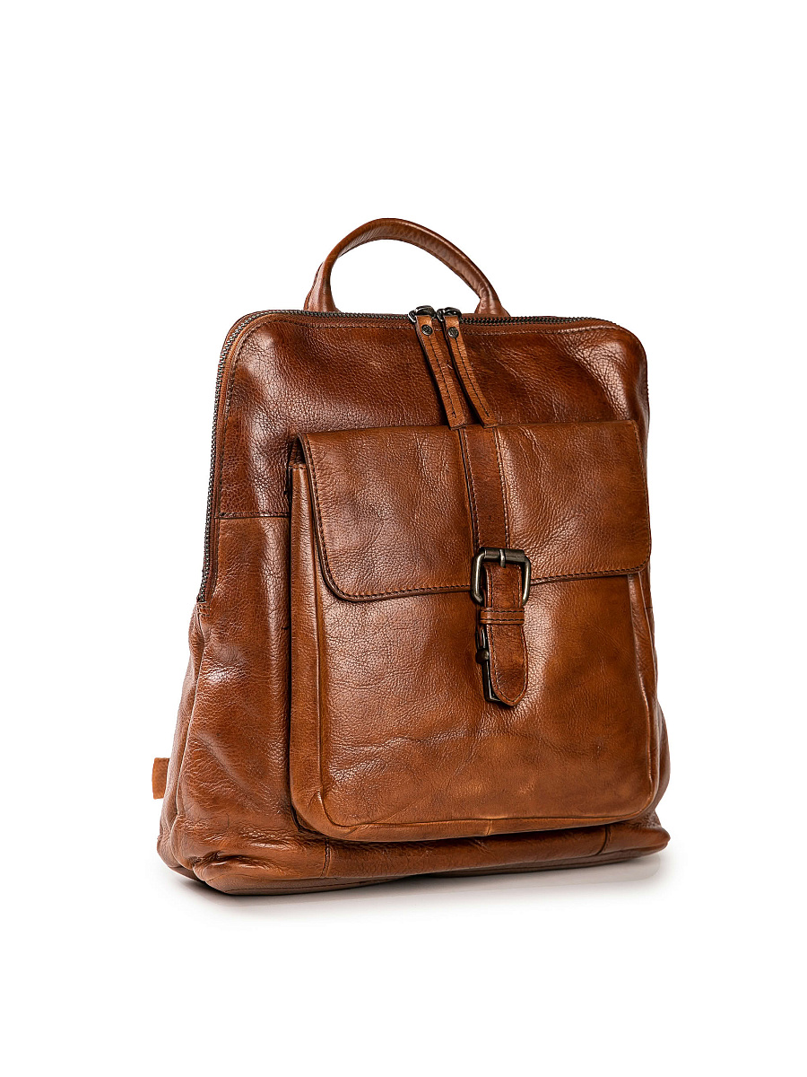 Рюкзак Dr.Koffer из натуральной кожи коричневый