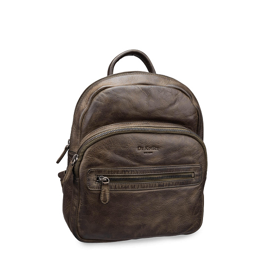 Рюкзак Dr.Koffer из натуральной кожи коричневый