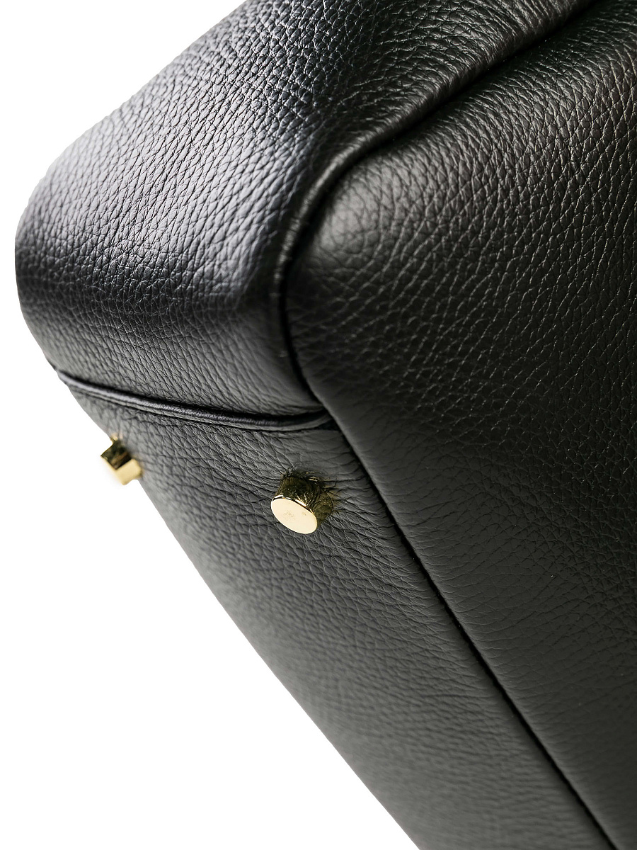 Женская сумка Dr. Koffer из натуральной кожи черная