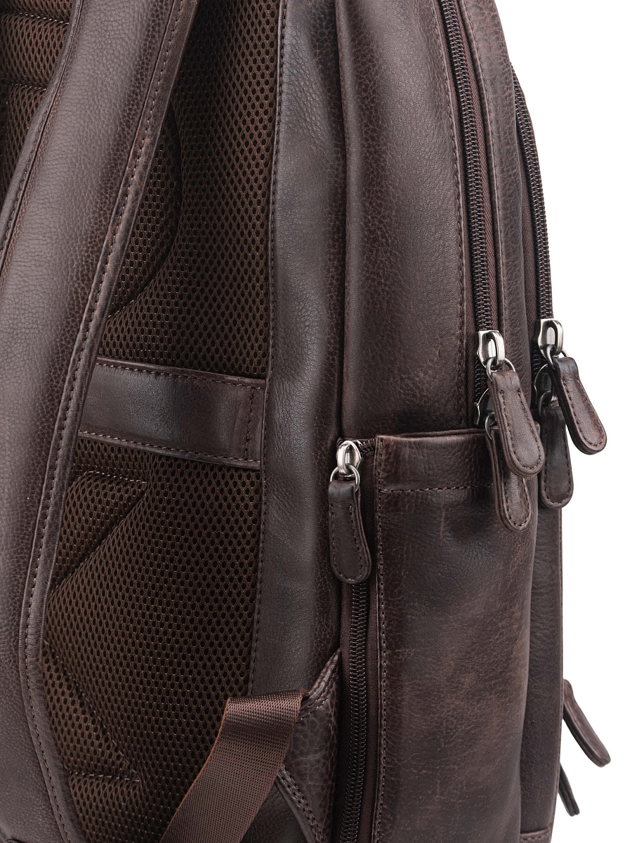 Рюкзак Dr. Koffer из натуральной кожи коричневый