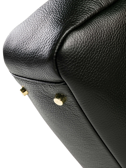 Женская сумка Dr. Koffer из натуральной кожи черная