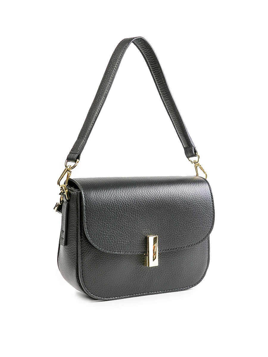 Женская сумка Dr.Koffer из натуральной кожи черная