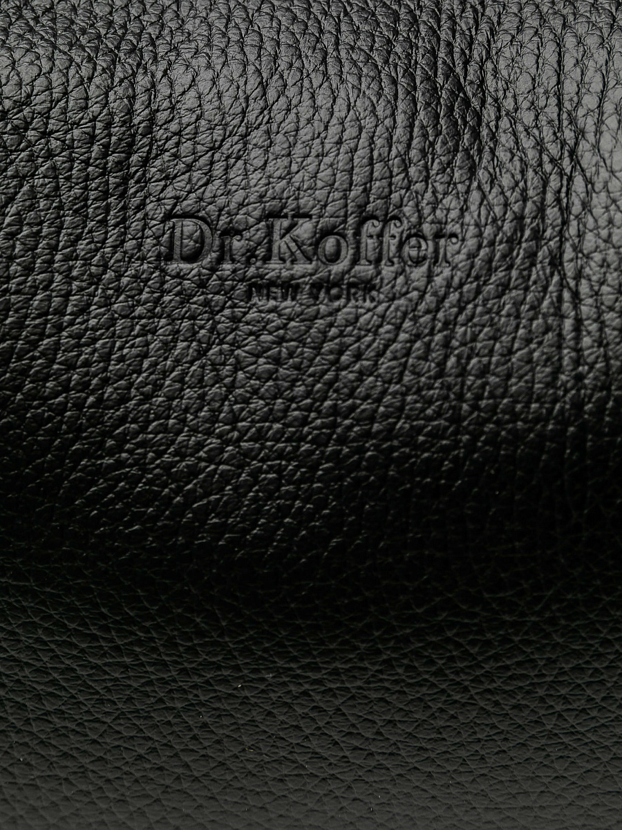 Женская сумка Dr.Koffer из натуральной кожи черная