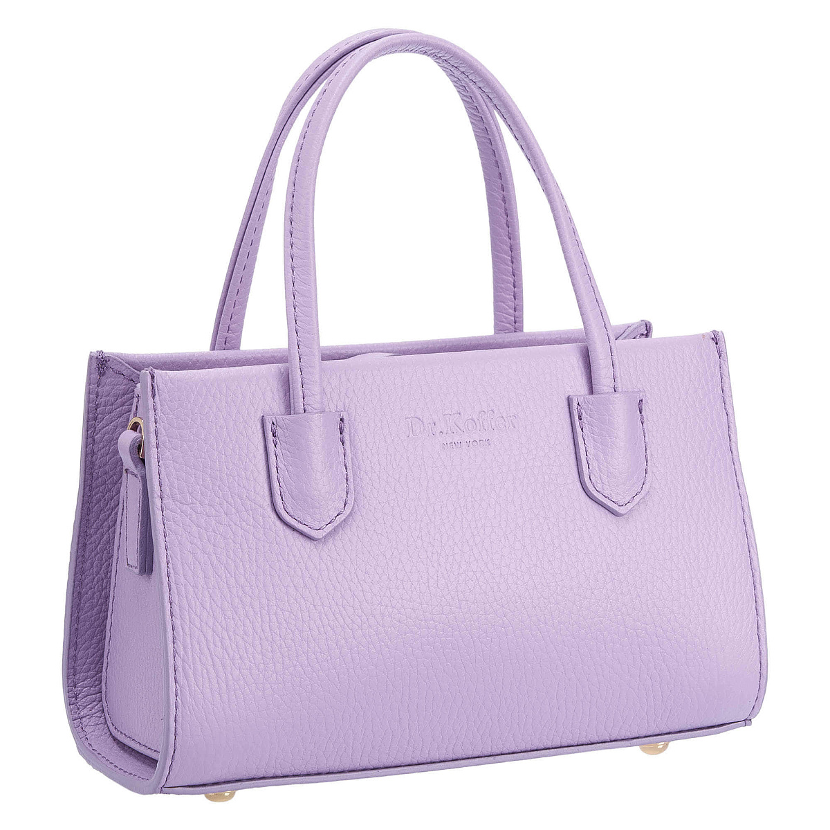 Женская сумка Dr. Koffer из натуральной кожи розовая