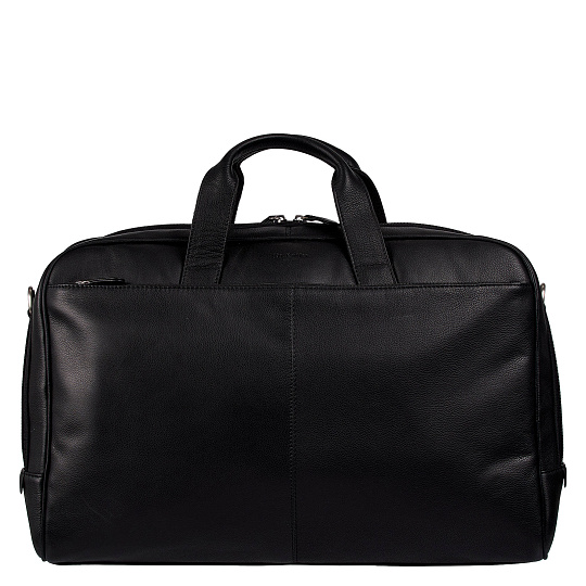 Сумка дорожная Dr.Koffer из натуральной кожи черная