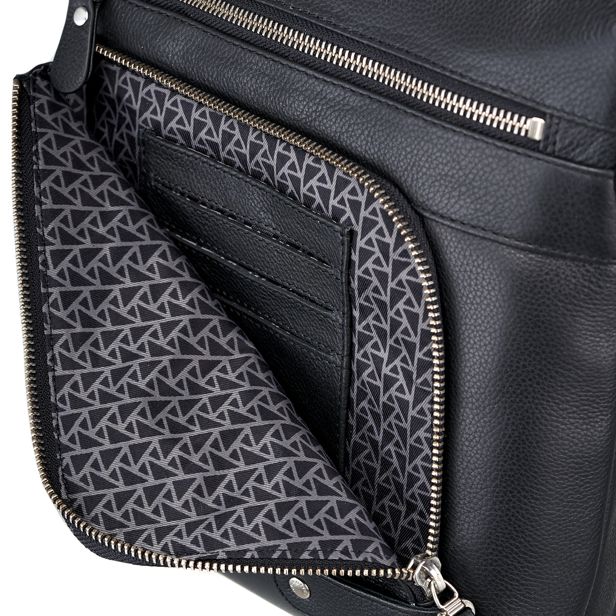 Сумка через плечо Dr.Koffer из натуральной кожи черная