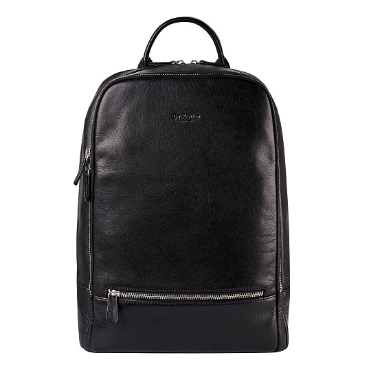 Рюкзак Dr.Koffer из натуральной кожи черный