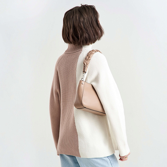 Женская сумка Dr. Koffer из натуральной кожи коричневая