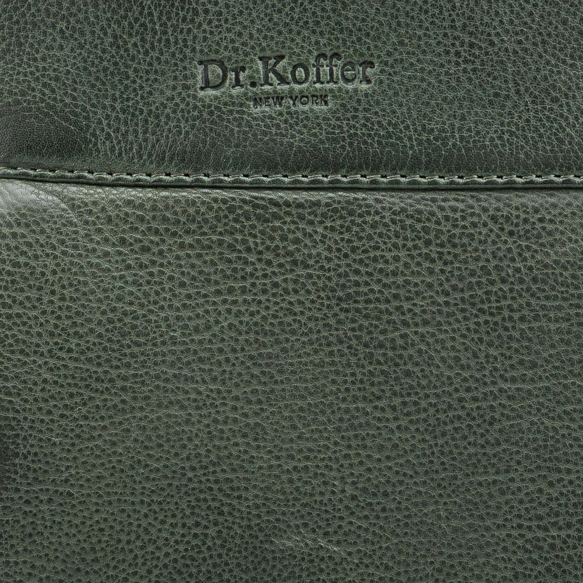 Рюкзак Dr.Koffer из натуральной кожи зеленый