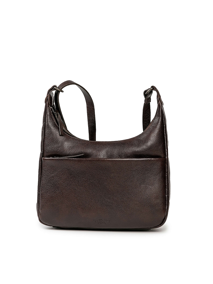 Женская сумка Dr.Koffer из натуральной кожи коричневая