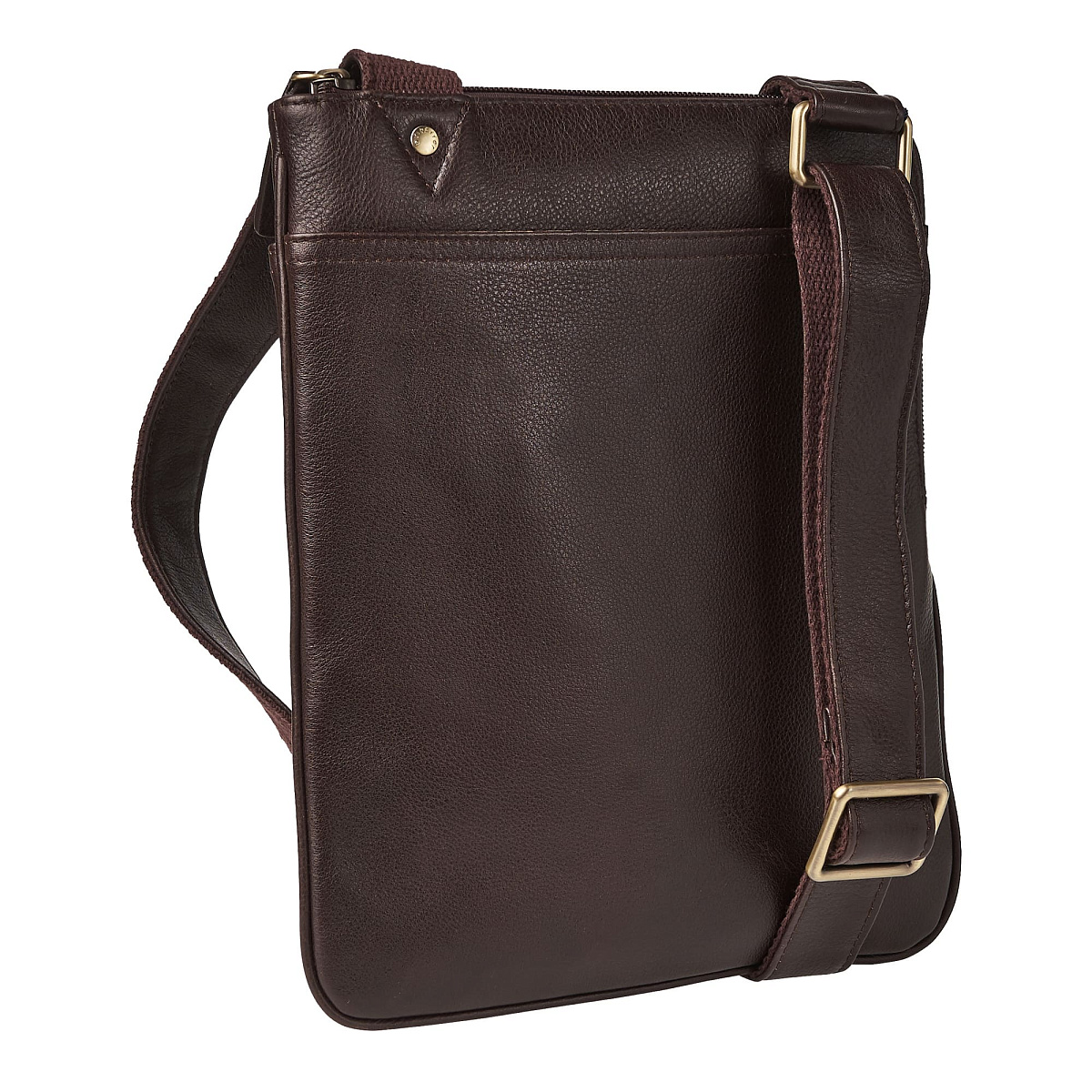 Сумка через плечо Dr.Koffer из натуральной кожи коричневая