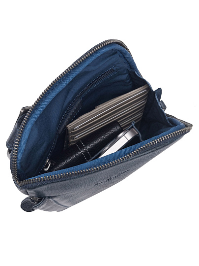 Рюкзак Dr. Koffer из натуральной кожи синий