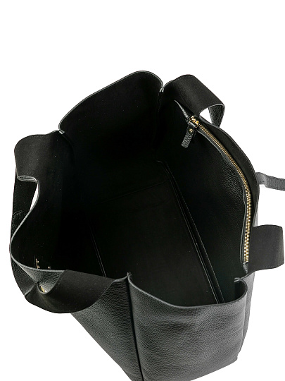 Женская сумка Dr.Koffer из натуральной кожи черная