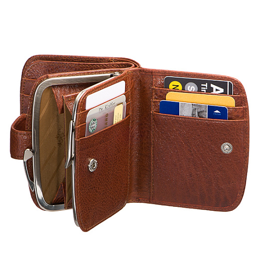 Кошелек Dr.Koffer из натуральной кожи коричневый