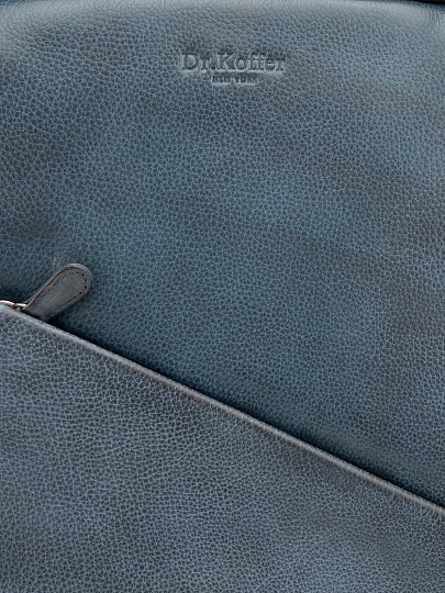Рюкзак Dr. Koffer из натуральной кожи синий
