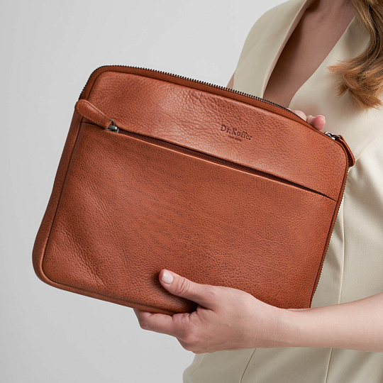 Папка для документов Dr. Koffer из натуральной кожи