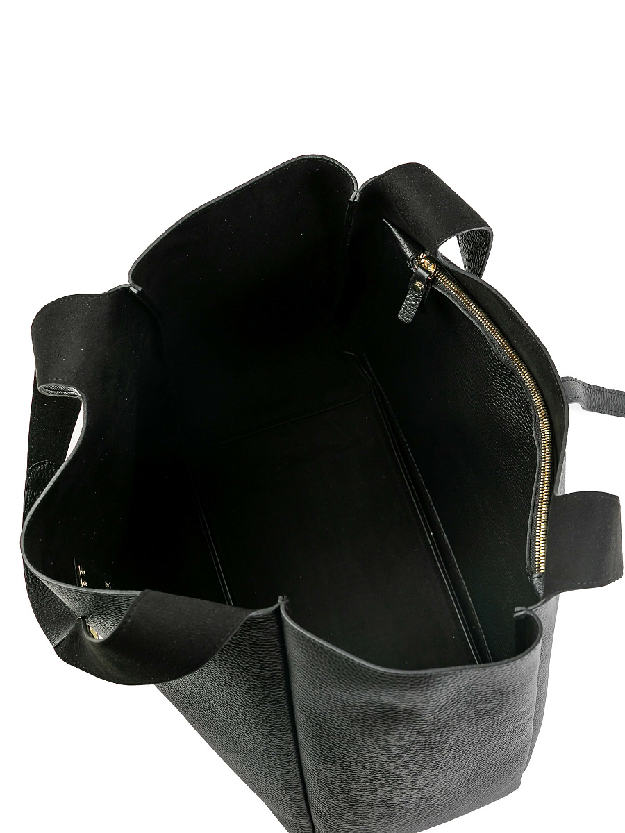 Женская сумка Dr.Koffer из натуральной кожи черная