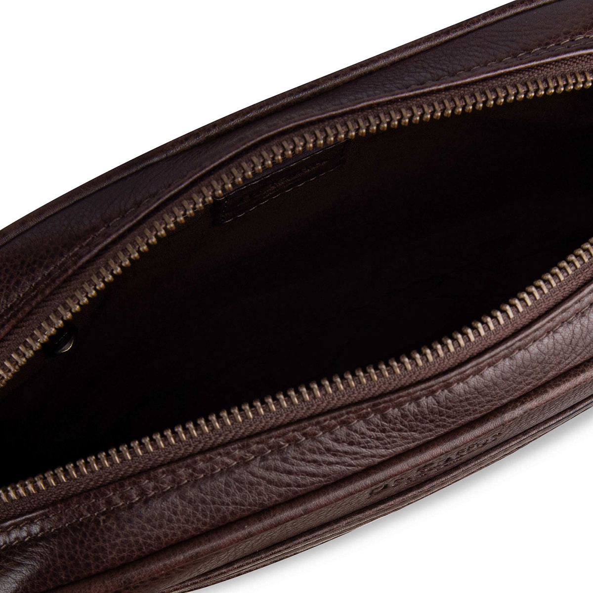 Сумка через плечо Dr.Koffer из натуральной кожи коричневая