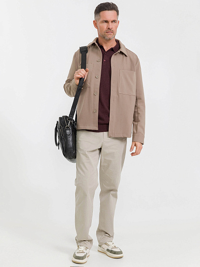 Деловая сумка Dr.Koffer из натуральной кожи черная