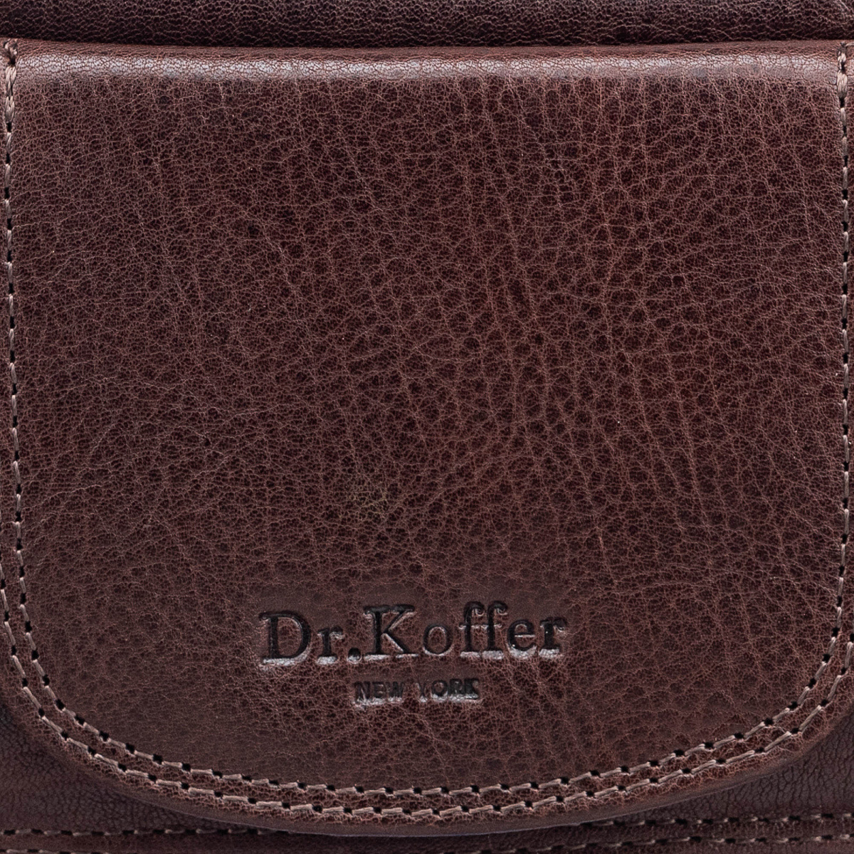 Кошелек Dr.Koffer из натуральной кожи коричневый