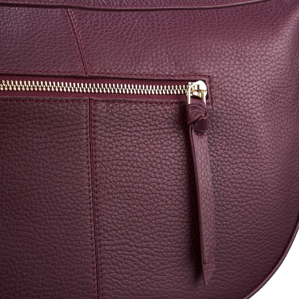 Женская сумка  Dr. Koffer из натуральной кожи бордовая