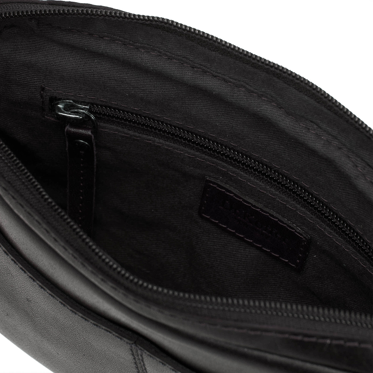 Женская сумка Dr.Koffer из натуральной кожи чёрная