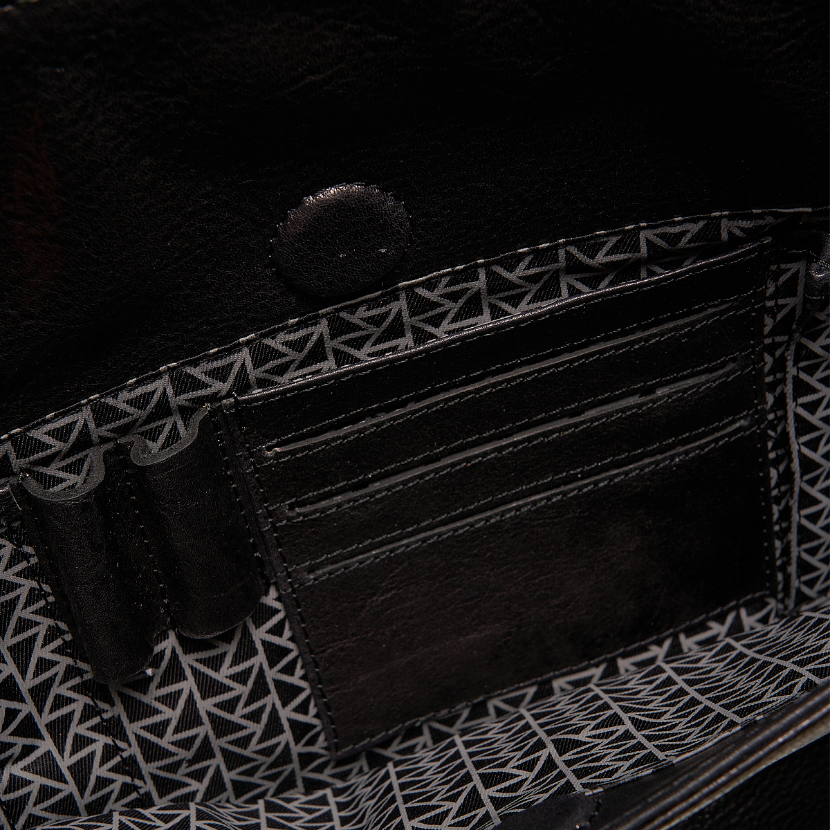 Портфель Dr.Koffer из натуральной кожи черный