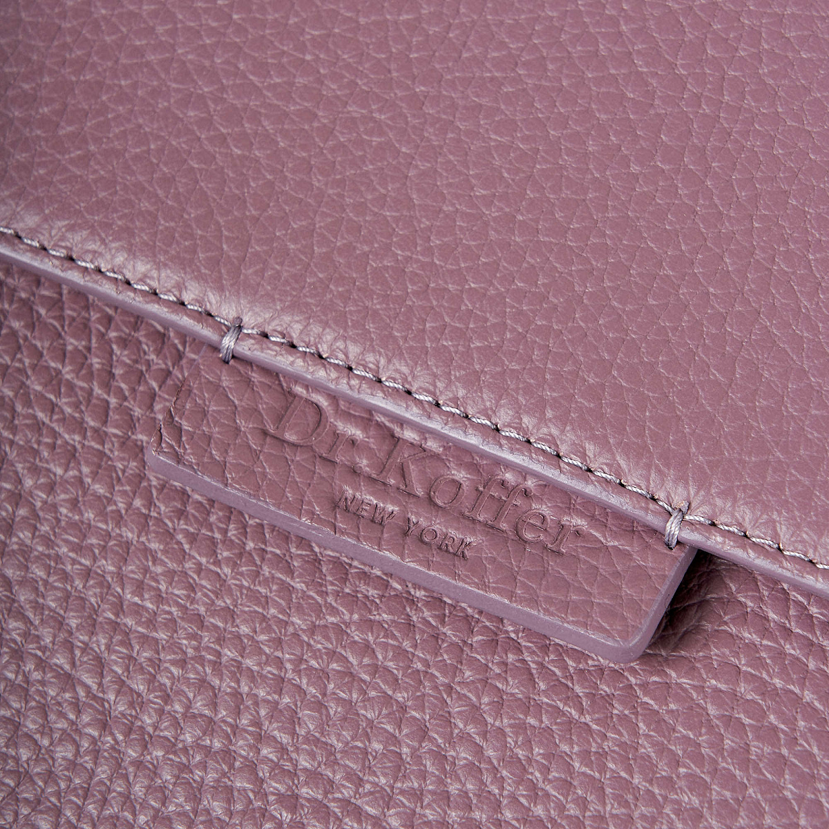 Рюкзак Dr. Koffer из натуральной кожи розовый