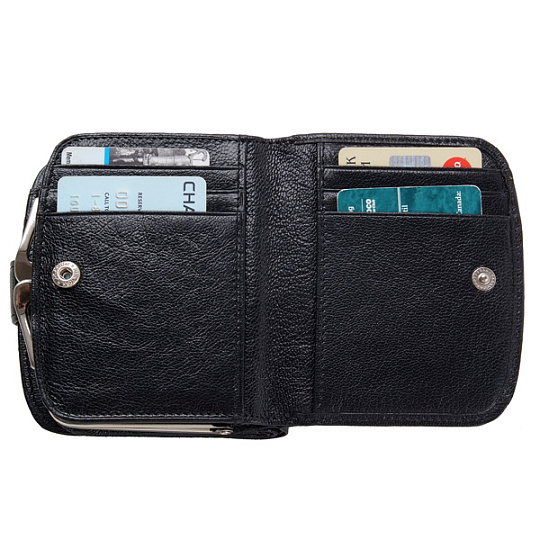 Кошелек Dr.Koffer из натуральной кожи черный