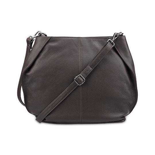 Женская сумка Dr.Koffer из натуральной кожи коричневая