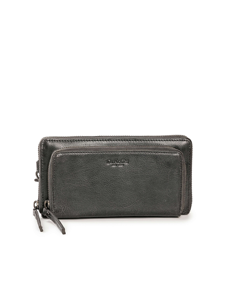 Портмоне Dr.Koffer из натуральной кожи синее