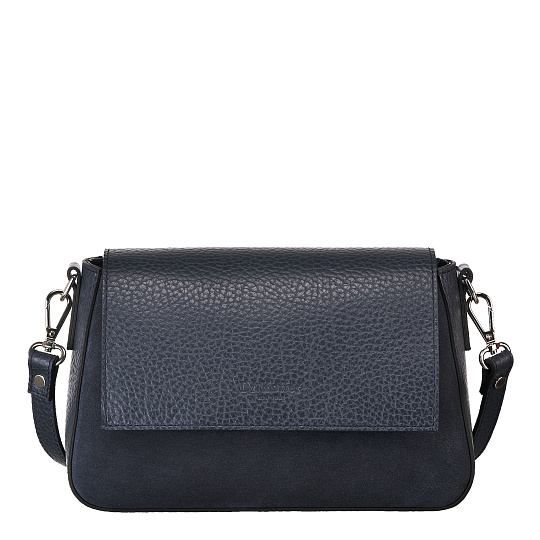 Женская сумка Dr. Koffer из натуральной кожи синяя