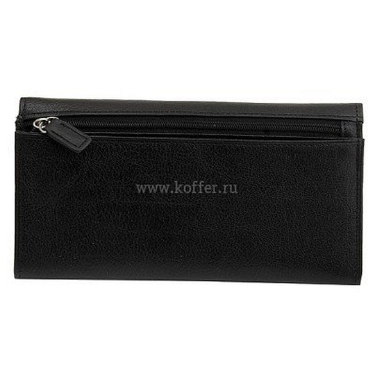 Кошелек Dr.Koffer из натуральной кожи черный