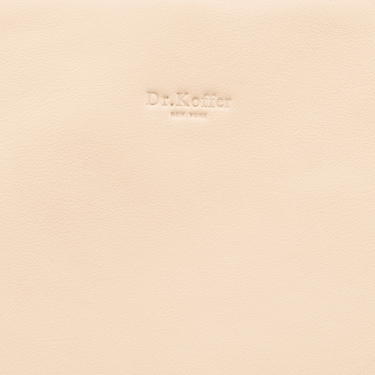 Женская сумка Dr.Koffer из натуральной кожи бежевая