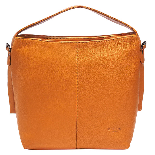 Женская сумка Dr.Koffer из натуральной кожи желтая