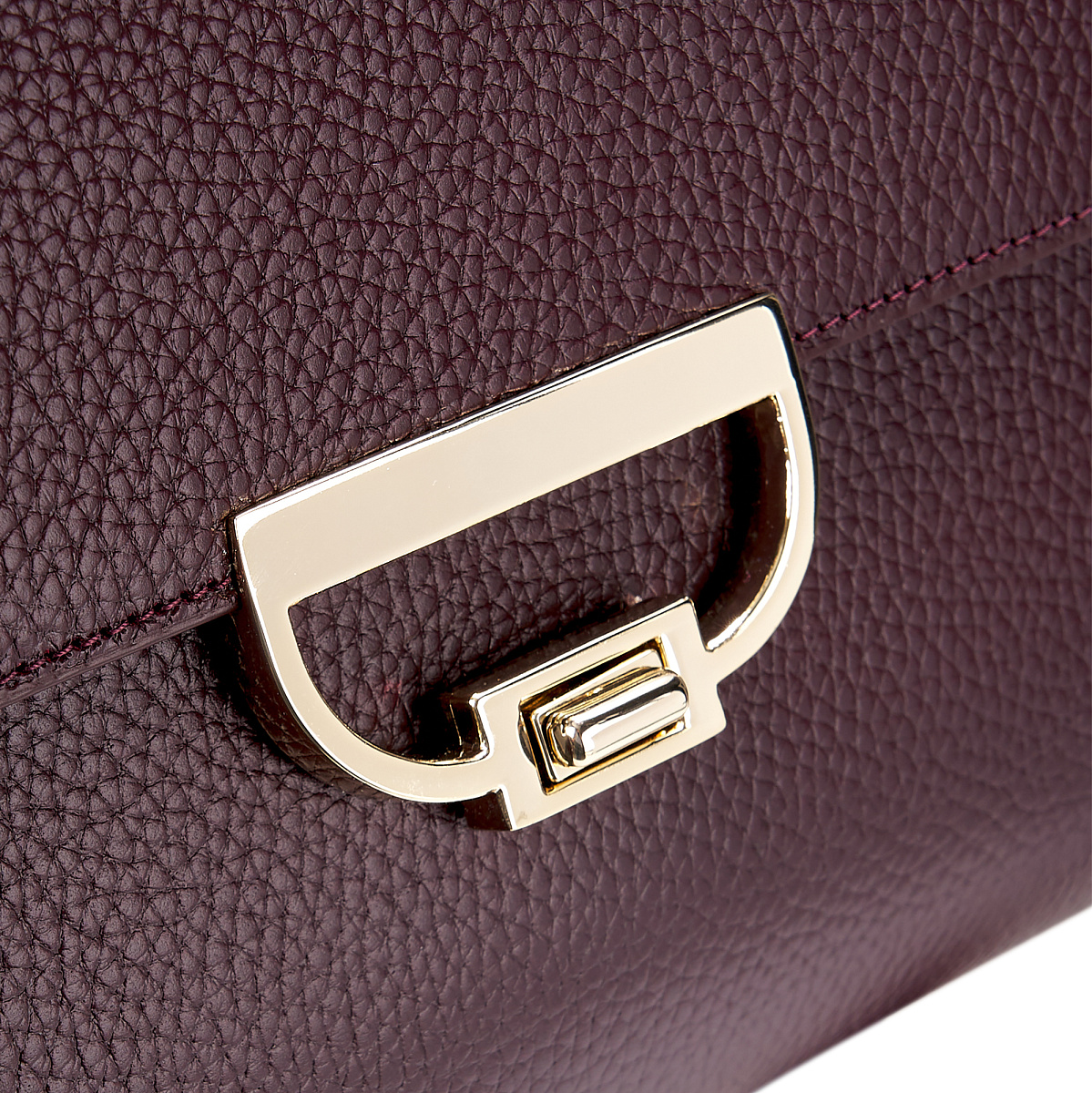 Женская сумка  Dr. Koffer из натуральной кожи бордовая