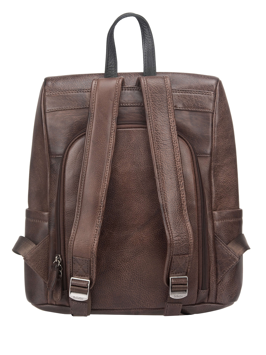 Рюкзак Dr. Koffer из натуральной кожи коричневый