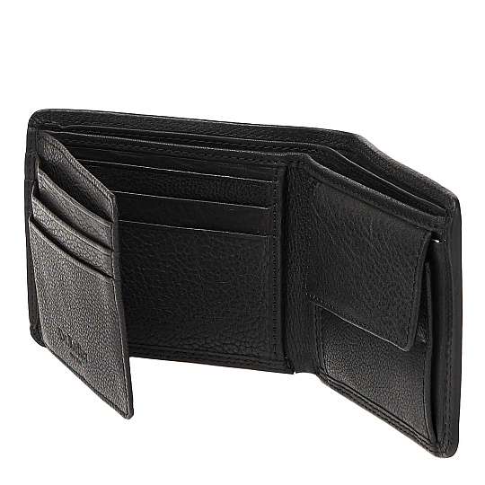 Портмоне Dr.Koffer из натуральной кожи черное