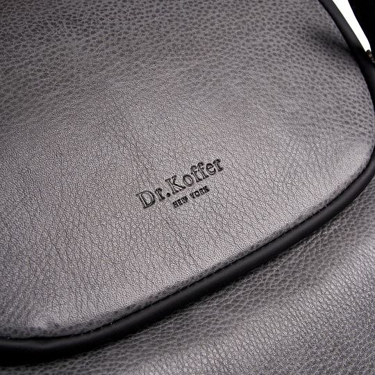 Рюкзак Dr.Koffer из натуральной кожи серый