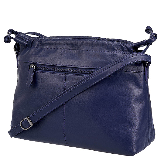 Женская сумка Dr.Koffer из натуральной кожи фиолетовая