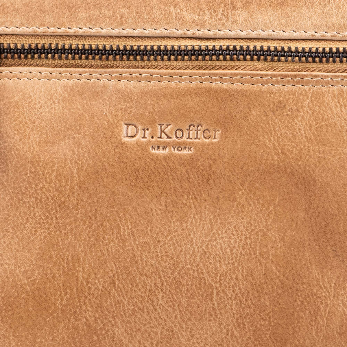 Рюкзак Dr.Koffer из натуральной кожи бежевый