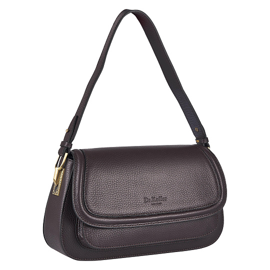 Женская сумка Dr. Koffer из натуральной кожи коричневая