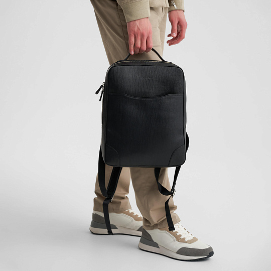 Рюкзак Dr.Koffer из натуральной кожи красный