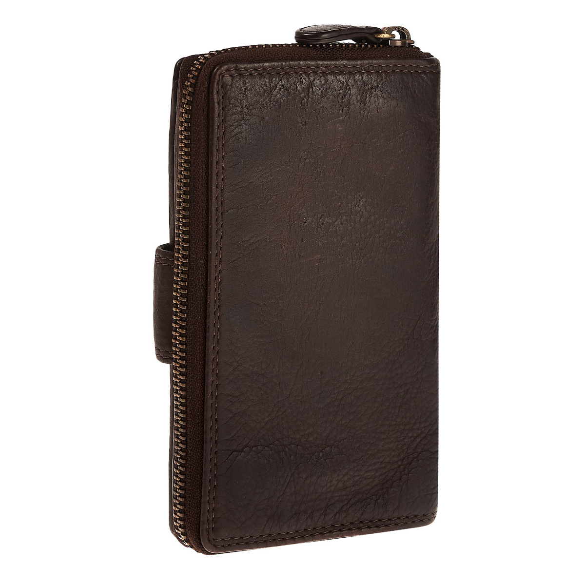 Портмоне Dr.Koffer из натуральной кожи коричневое