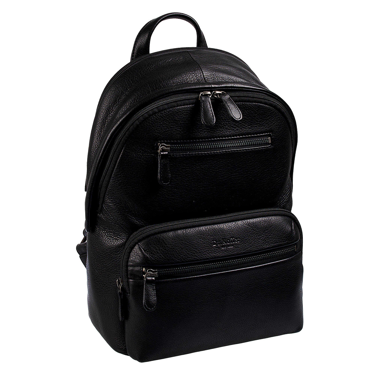 Рюкзак Dr.Koffer из натуральной кожи черный