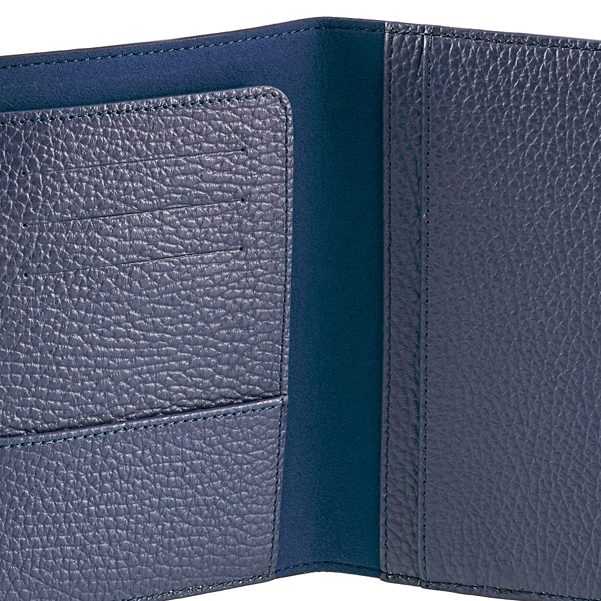 Обложка для паспорта Dr.Koffer из натуральной кожи синяя