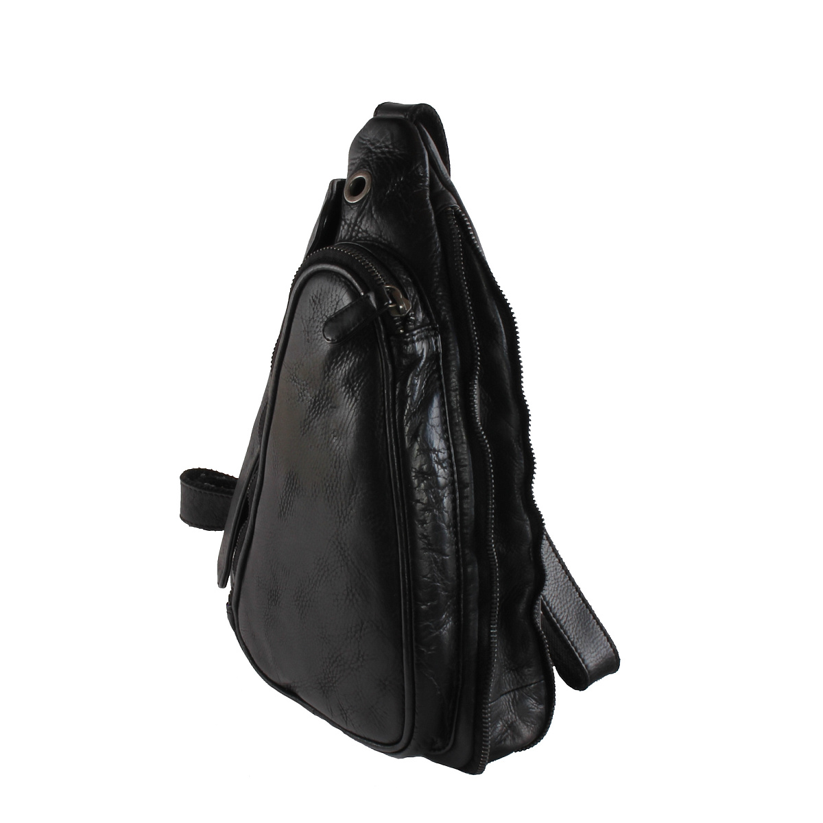 Рюкзак Dr.Koffer из натуральной кожи черный