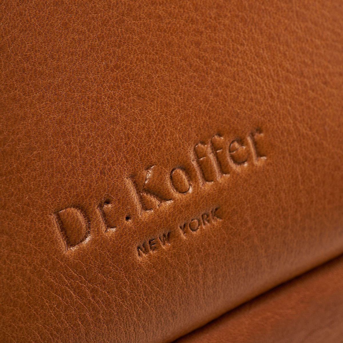 Несессер Dr.Koffer из натуральной кожи коричневый