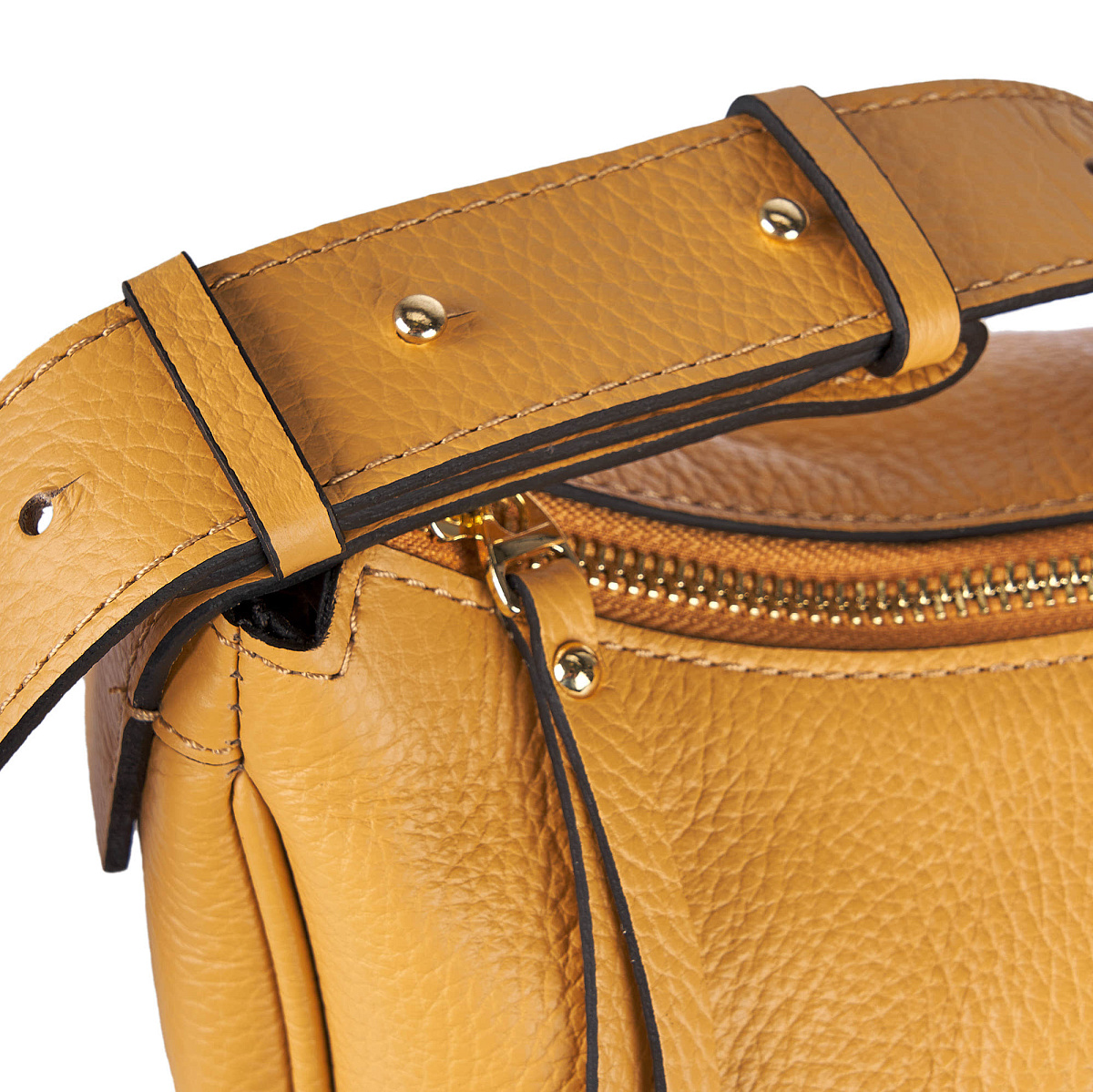 Женская сумка Dr. Koffer из натуральной кожи оранжевая